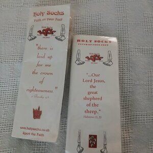 New-2 pairs of 'Holy Socks'